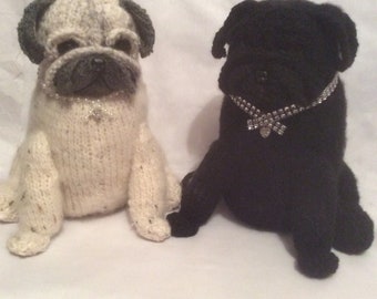 Pugs, pug gifts, black pug gifts, pug memorial, pug plushie , pug soft toy, dog lovers gifts, pug lovers gifts, pet loss