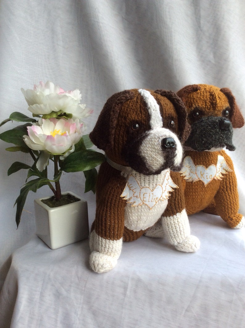 boxer dog soft toy