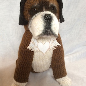 Boxer dogs, boxer lovers gifts, boxer dog memorial, boxer dog soft toy, dog lovers gifts, dog gifts, boxer dog replica, pet loss image 8