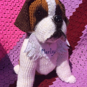 Boxer dogs, boxer lovers gifts, boxer dog memorial, boxer dog soft toy, dog lovers gifts, dog gifts, boxer dog replica, pet loss image 2