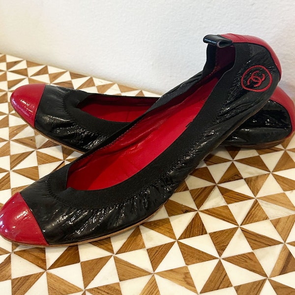 vintage chanel flats