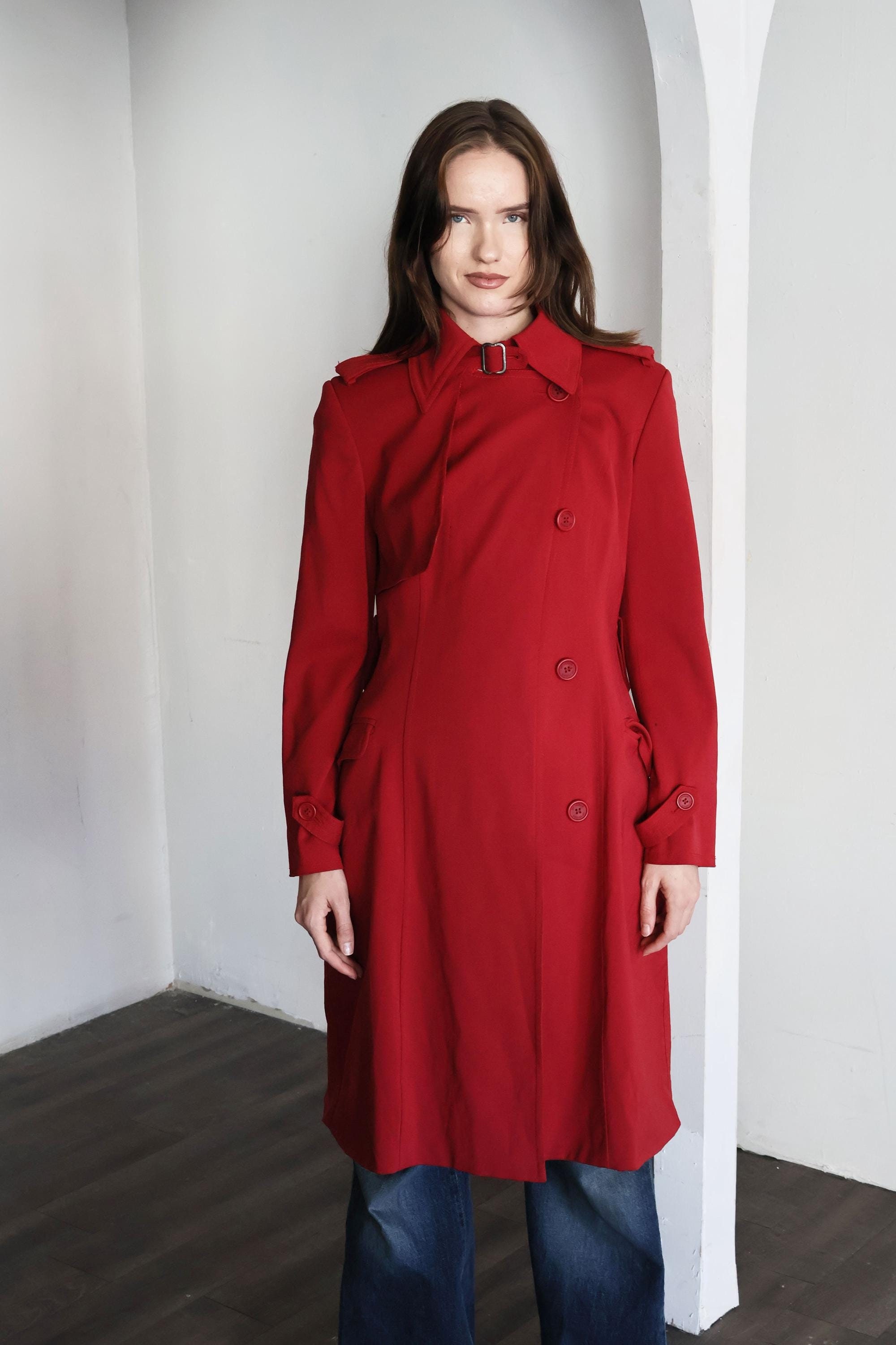 Burberry red trench - Etsy 日本