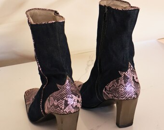 靴 00s archive python boots y2k grunge vkei 00s archive python boots y2k grunge vkei - メルカリ