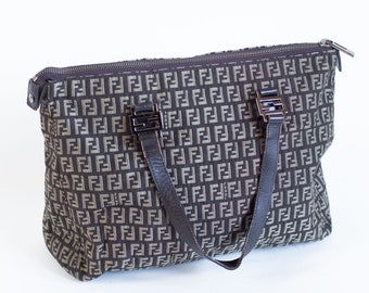 ひーさん Louis Vuitton / FENDI ショッパー他 Fendi Brown Zucchino Canvas Superstar Small Shopping Tote