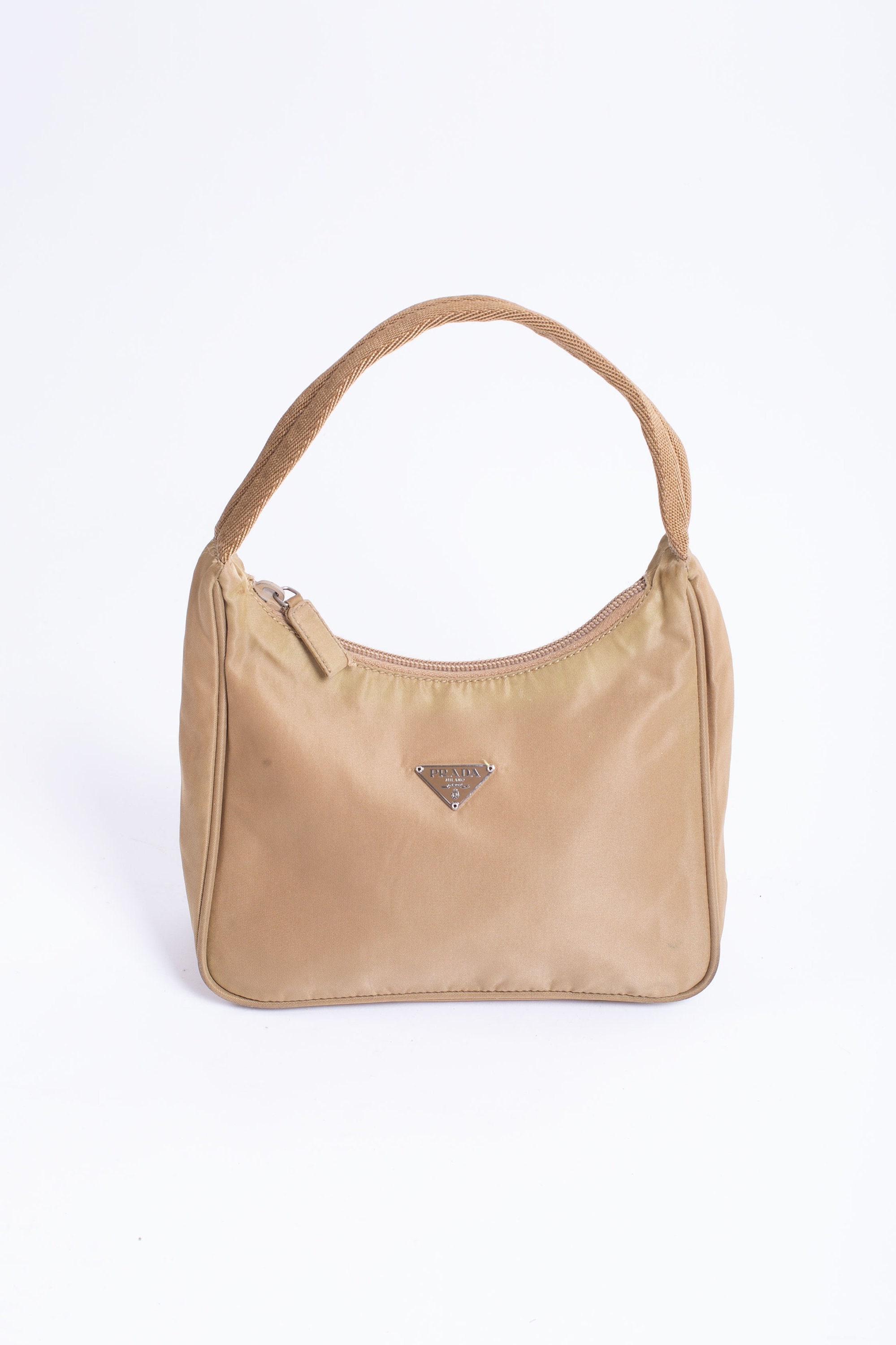 Prada Saffiano Leather Medium Bag In Beige Rose