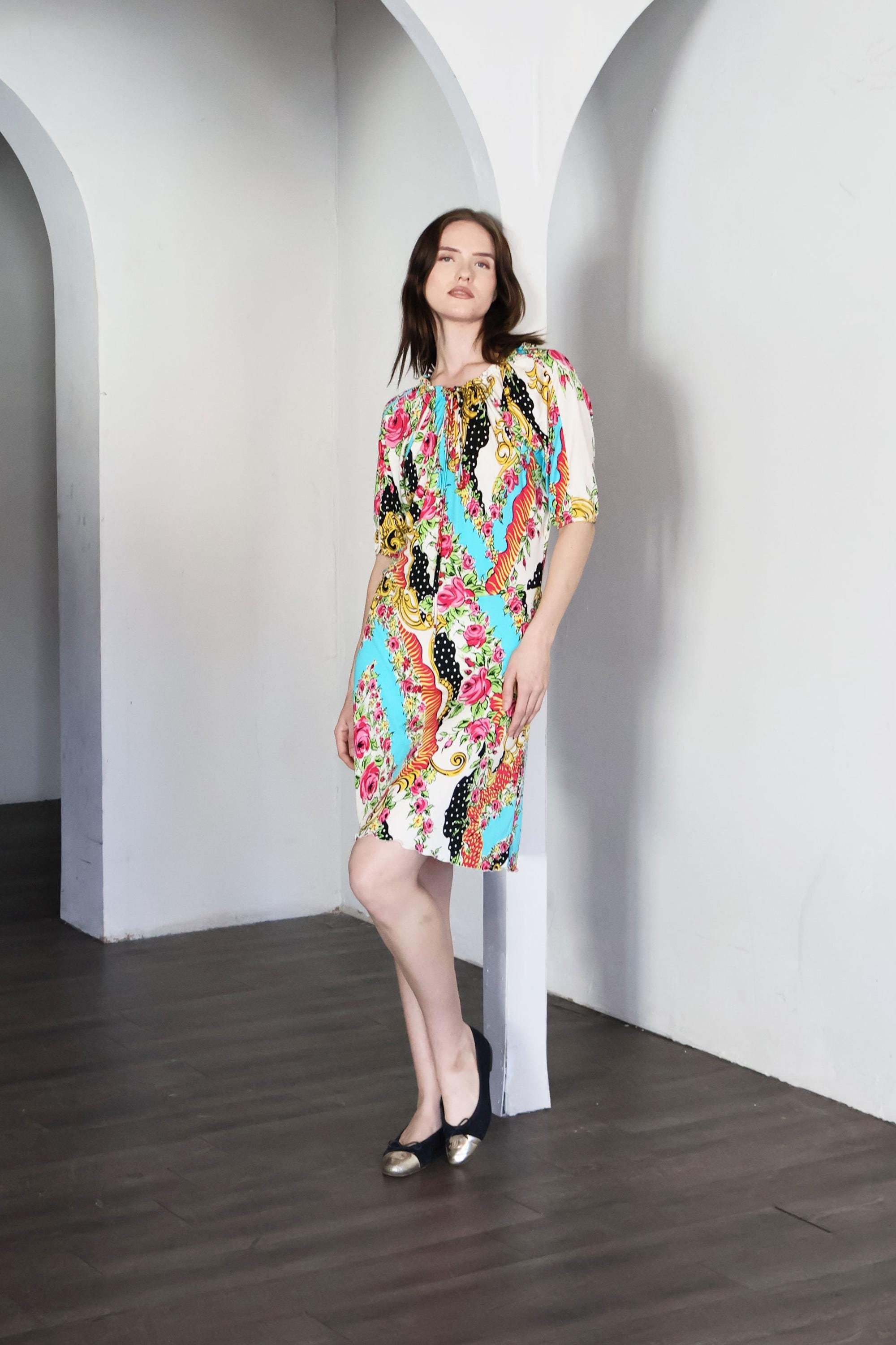 butter yellow halter dress Gathered Halter Dress