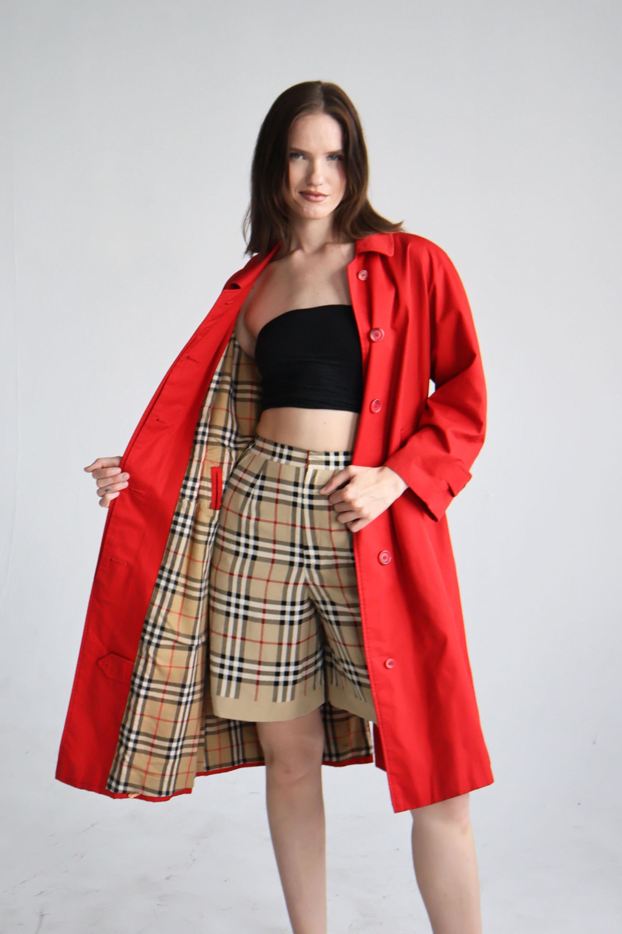 Burberry 80s Trench - Etsy Burberry 80s Trench - Etsy