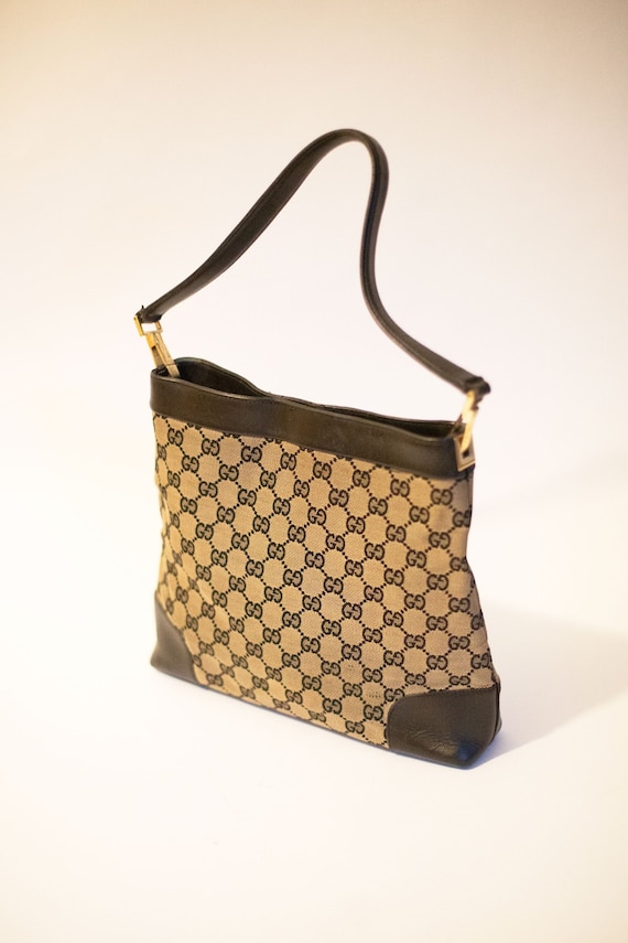 gucci monogram shoulder bag vintage