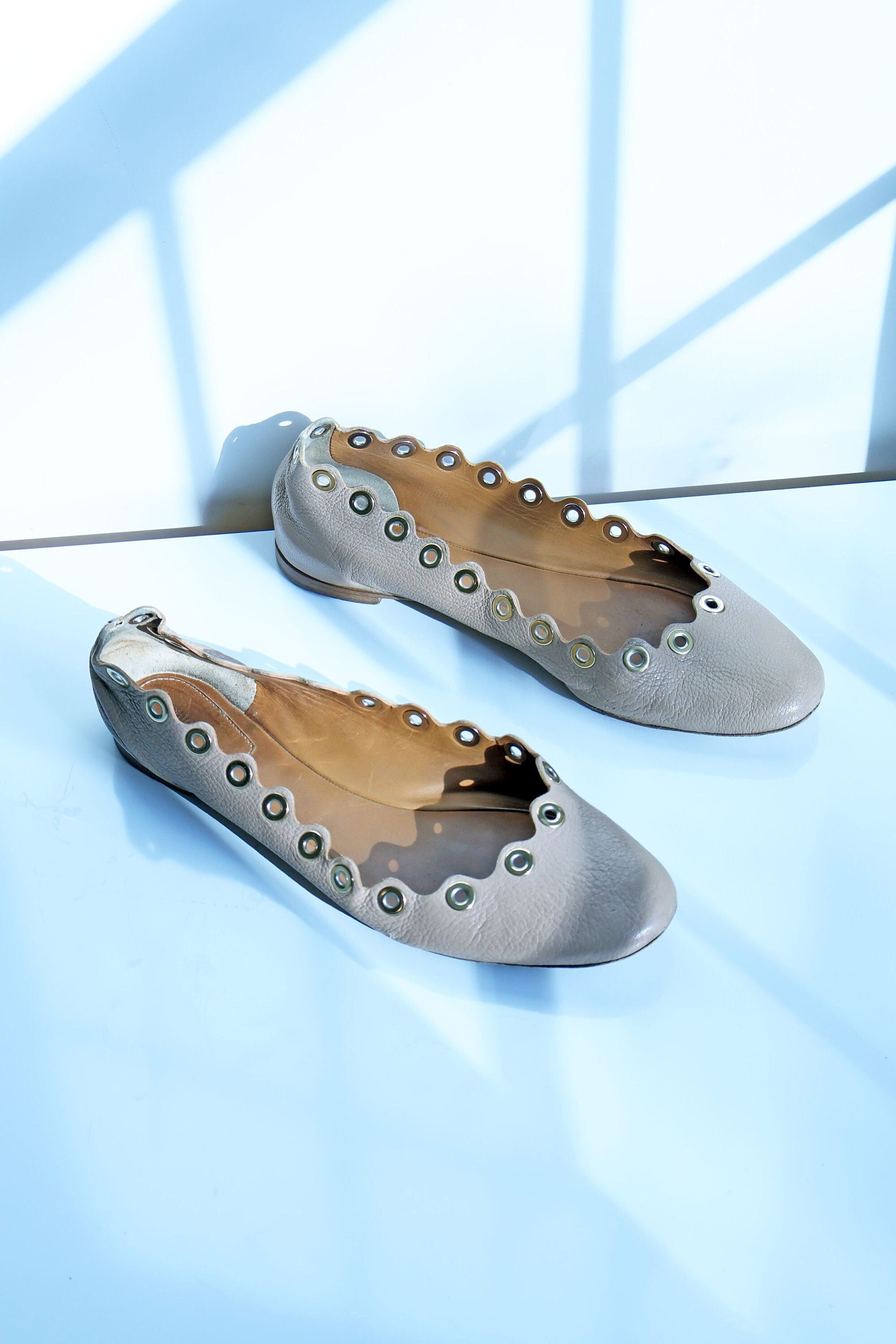 フラットシューズ CHLOE Woman Ballet flats Nude CHC24S973H7 6J2 Chloe-Nude-Editorial_grande.