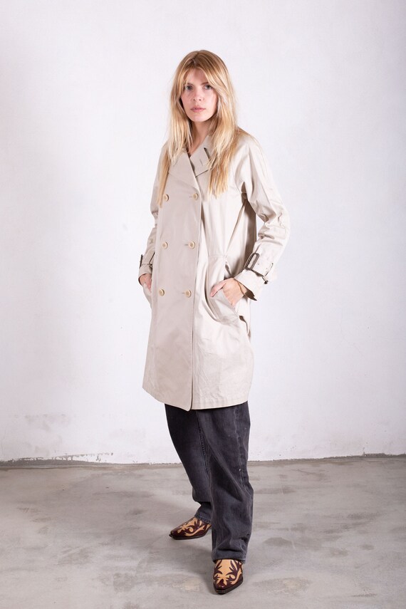 Yohji Yamamoto REGULATION Vintage Trench in Sandstone With - Etsy
