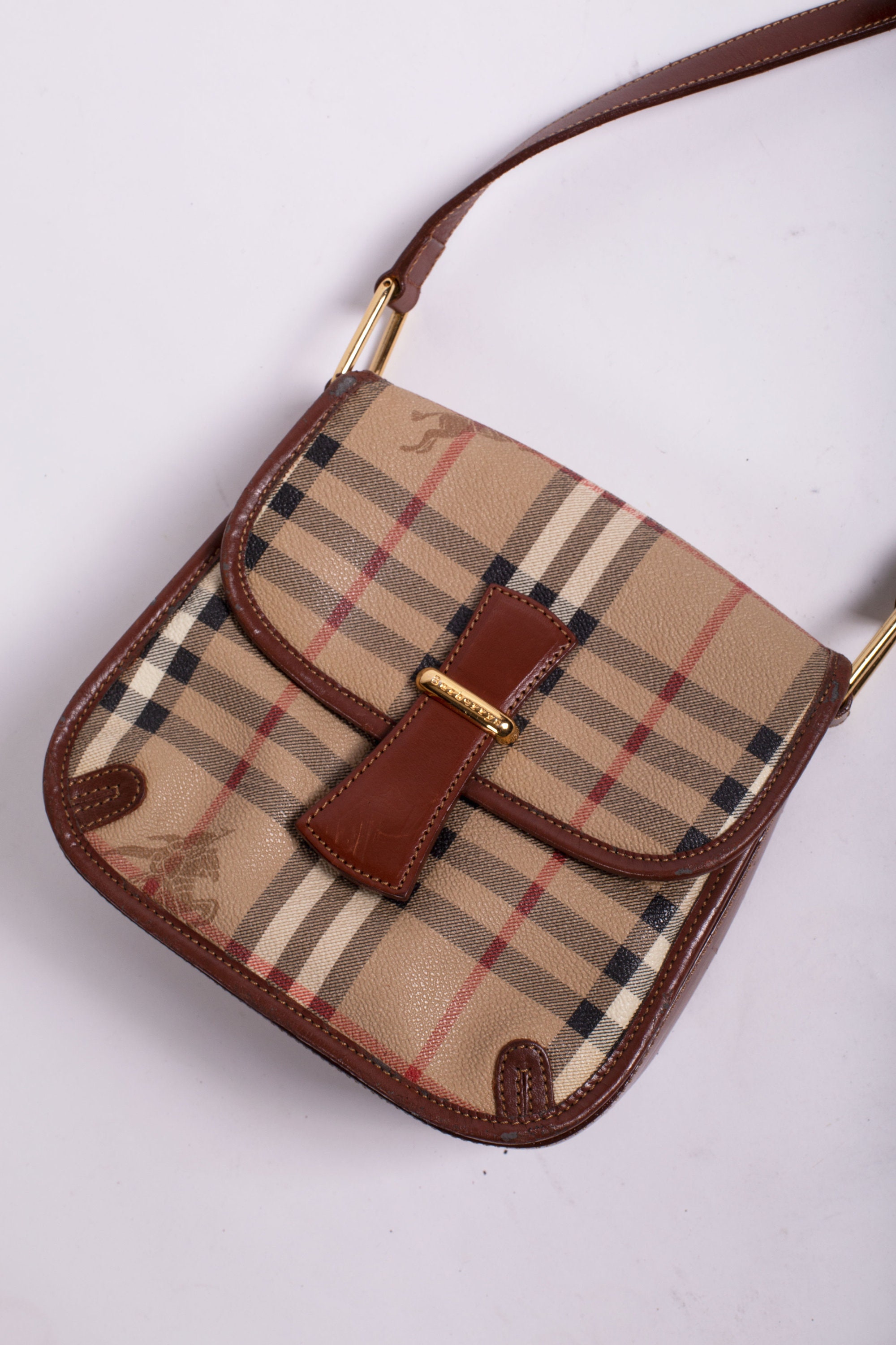 Burberry Hannah Vintage Check Crossbody Bag