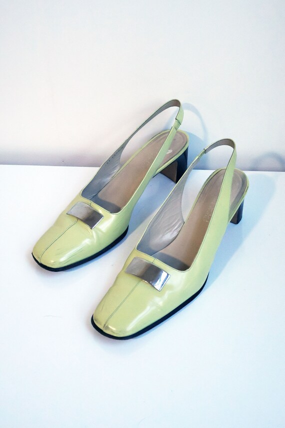 Vintage GUCCI by Tom Ford Yellow Patent Leather Sl