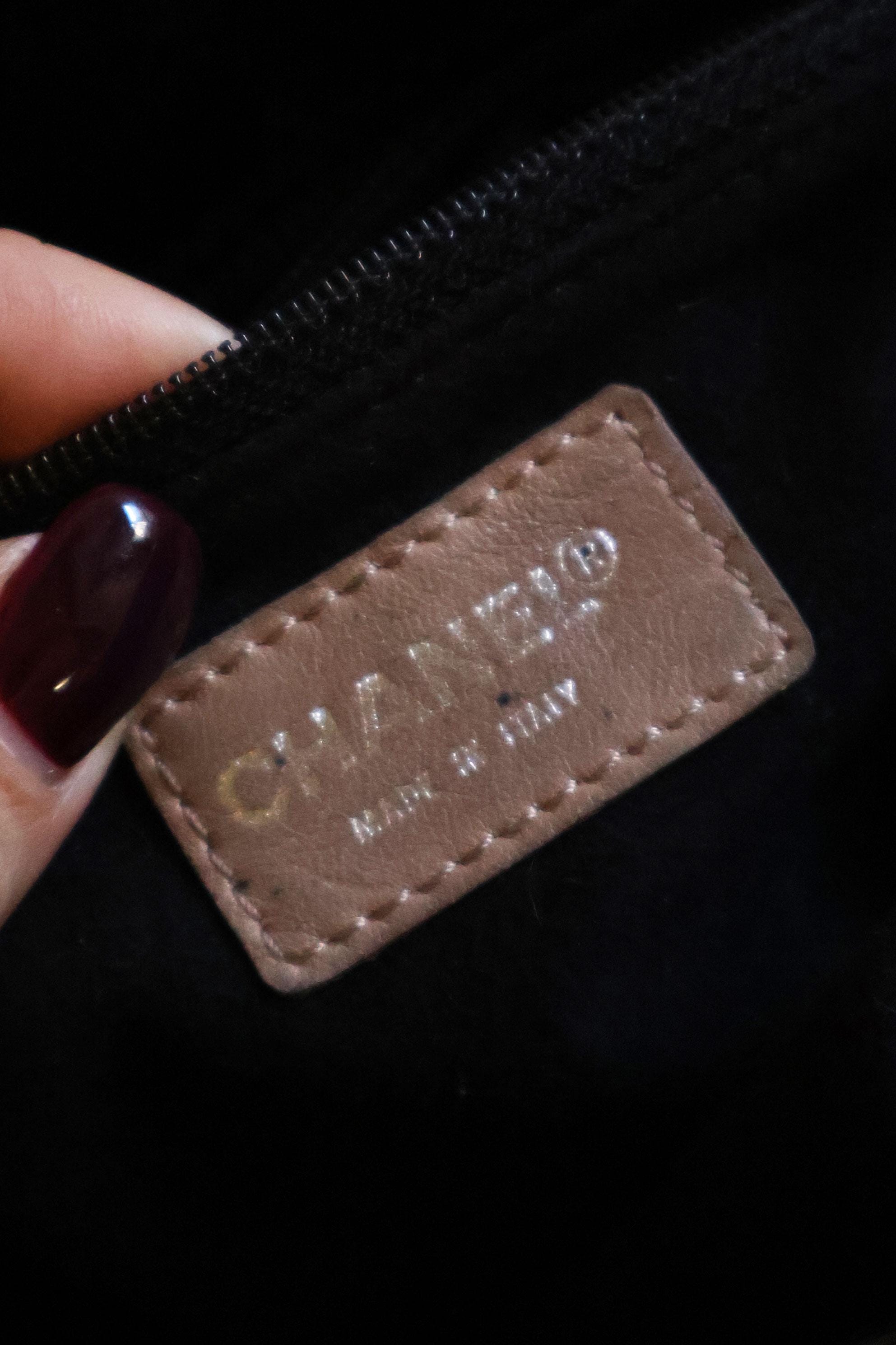 Vintage CHANEL 2002-2003 Coco Mark Quilted Patent Leather