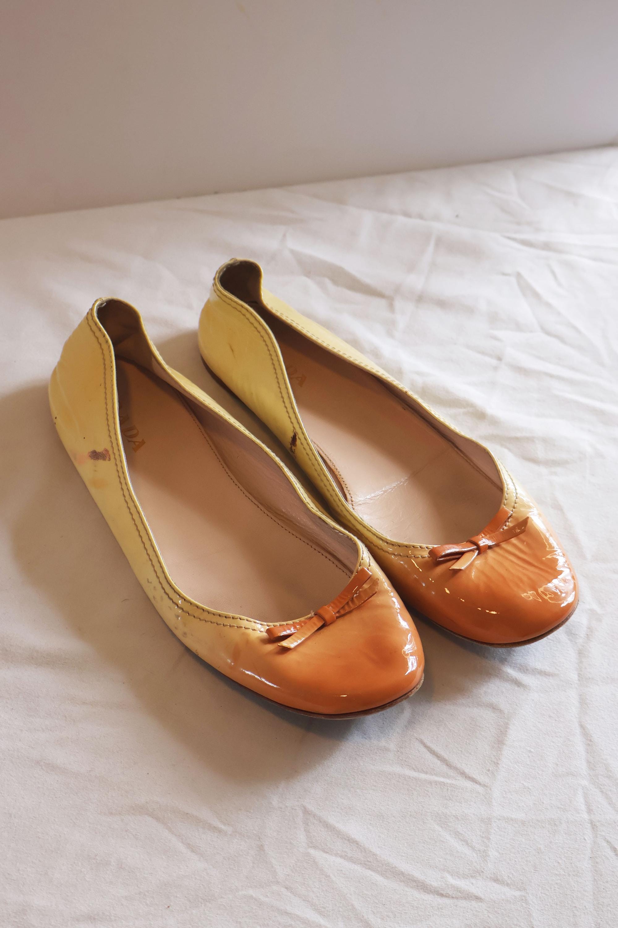 Prada Ballet Flats - Etsy