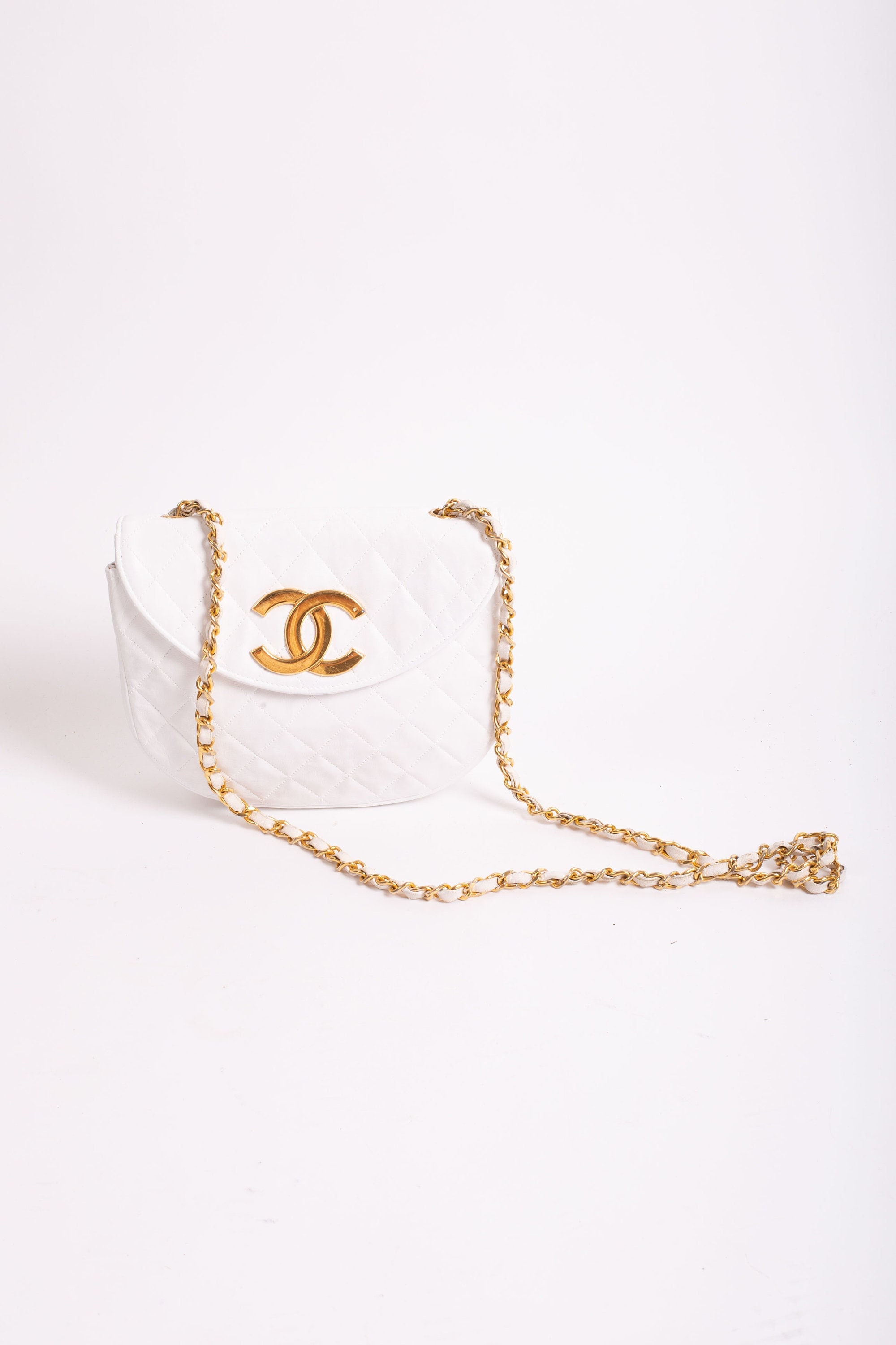 Chanel Gold Leather/cc