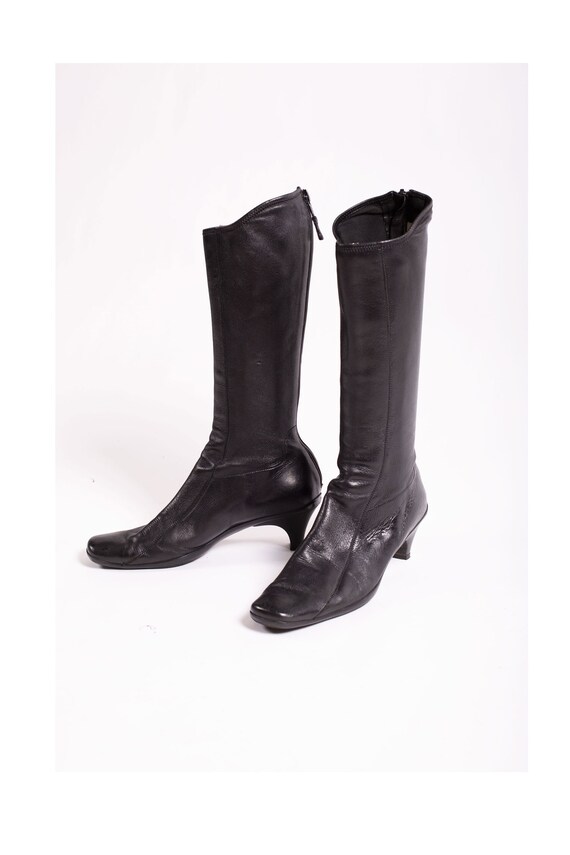 prada square toe boots