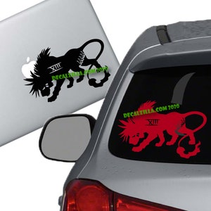 Final Fantasy 7 - Red XIII Decal Sticker -For cars, laptops, water bottles, phones and more!
