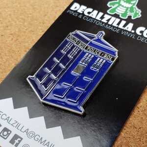 Doctor Who Tardis Enamel Pin for Clothes, Backpacks and More - Etsy