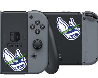 Blue Shell with White Vinyl Backing-  Decal Sticker- Perfect for Controller, Dock Station, Phones, and more!