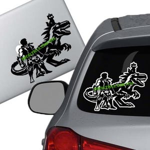 Dungeon Crawler Carl- Carl, Princess Donut, and Mongo - Vinyl Decal Sticker - For cars, laptops, water bottles, and more!
