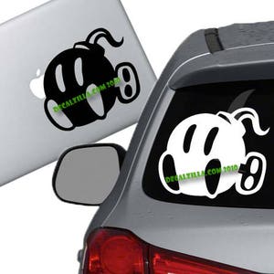 Bob omb Decal Sticker - For cars, laptops, phones and more!