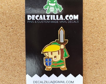 Legend of Zelda- Link Enamel Pin for clothes, backpacks and more!