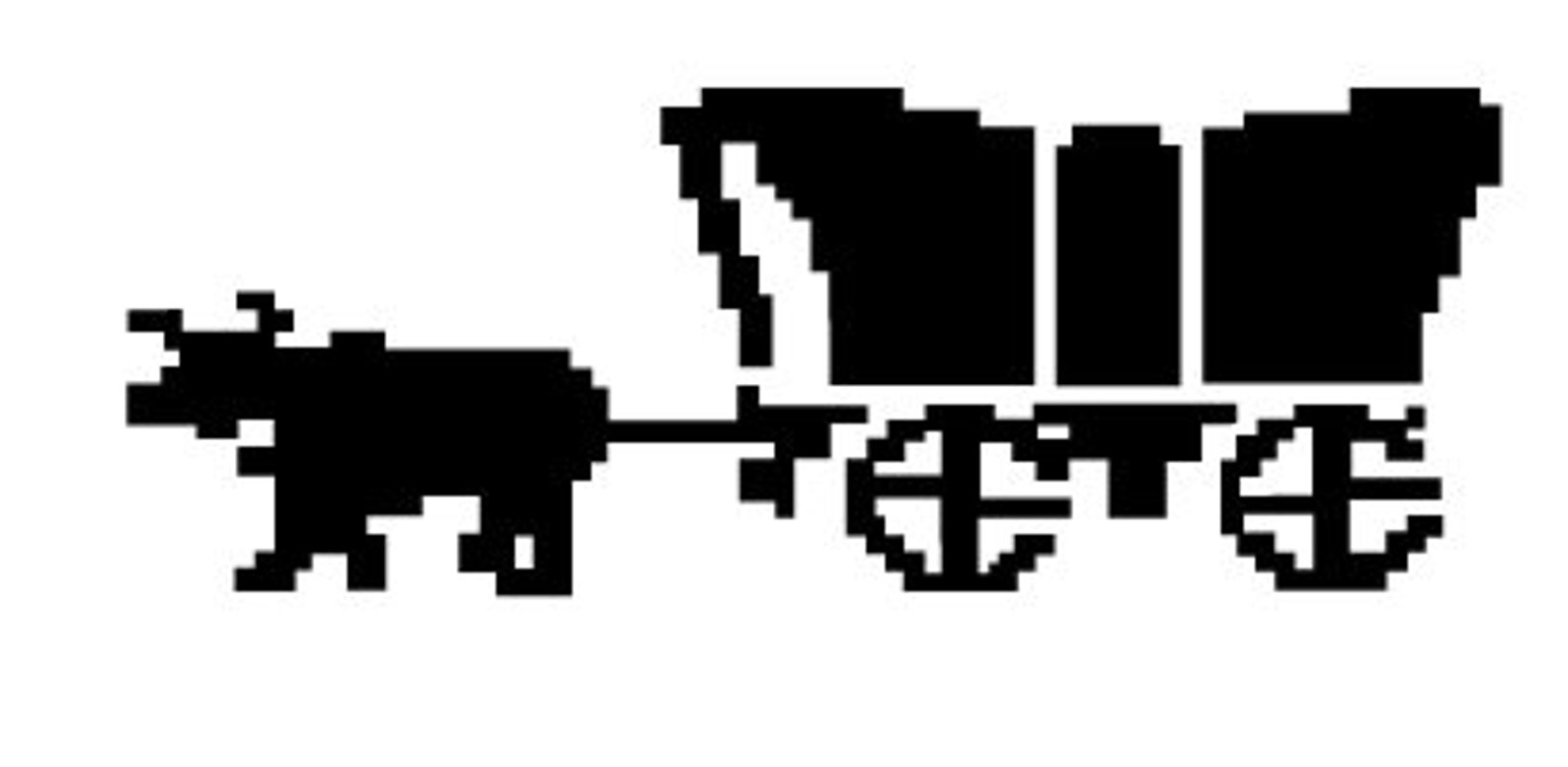 Oregon Trail Video Game Vinyl Decal Sticker for Cars, Laptops, Phones