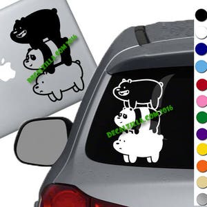 We Bare Bears Decal Sticker - For cars, laptops, phones and more!