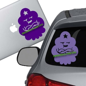 Adventure Time - Lumpy Space Princess Decal Sticker - For cars, laptops, phones and more!