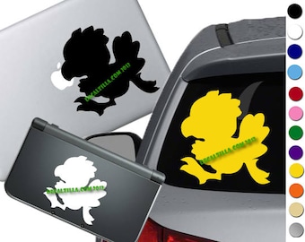 Final Fantasy Chocobo Decal Sticker -For cars, laptops, 3DS, phones and more!