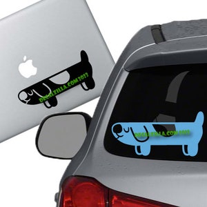 Bluey Long Dog - Solid Style - Vinyl Decal Sticker - For cars, laptops, windows, water bottles and more!