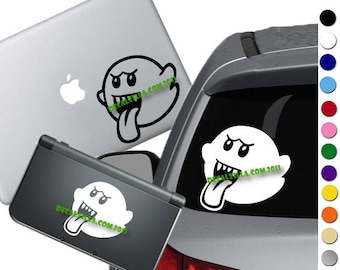 Mario Boo - Water Proof Vinyl Decal Sticker -For cars, laptops, video game systems, phones and more!
