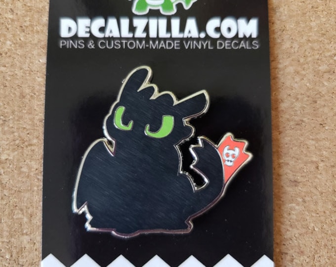 How to Train Your Dragon Toothless Hard Enamel Pin - Perfect for ...