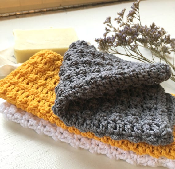 Crochet baby online washcloth