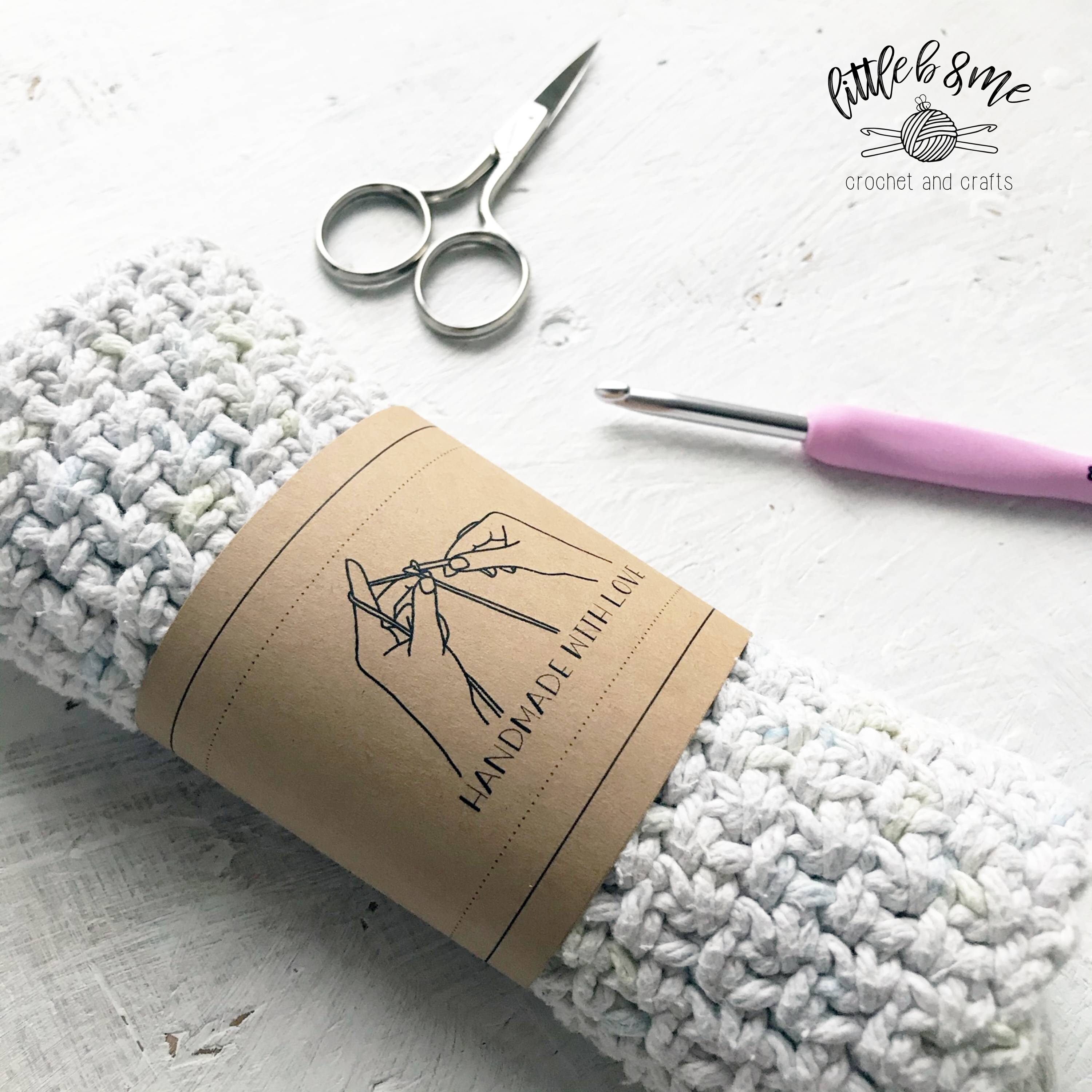 Handmade With Love Crochet Wrap PDF File Only Instant | Etsy