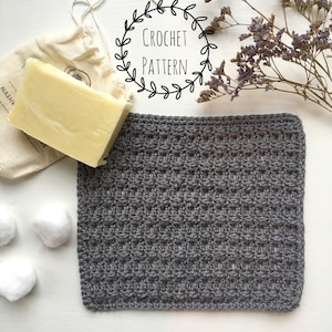 Crochet Washcloth Pattern PDF | Textured Crochet Washcloth | Crochet Pattern | Crochet Washcloth| Cotton Washcloth | Crochet Baby Washcloth