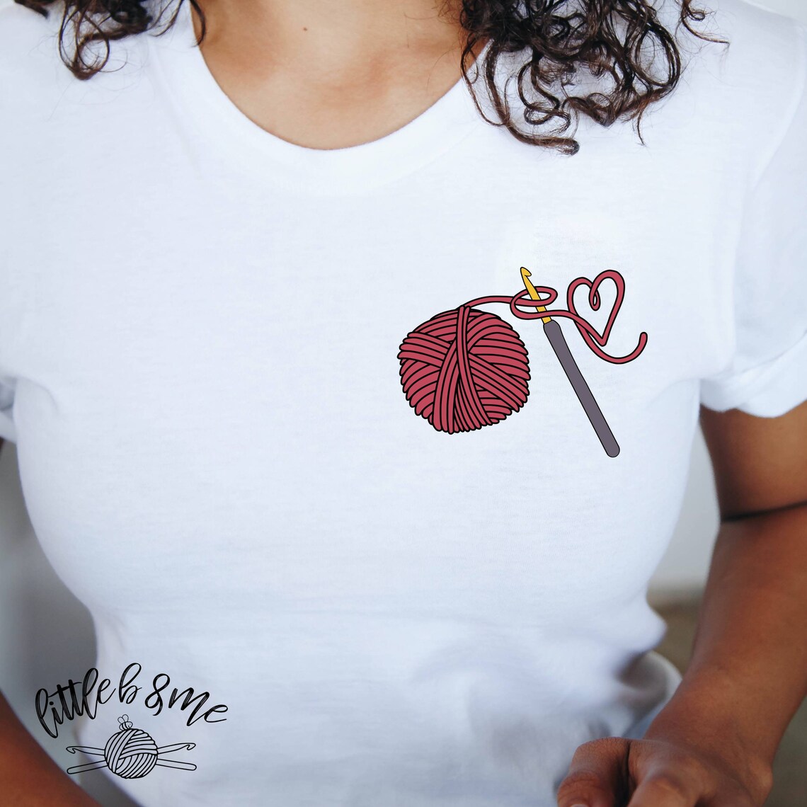 Download Yarn Heart SVG Color Crochet Yarn Ball Heart SVG Crochet ...