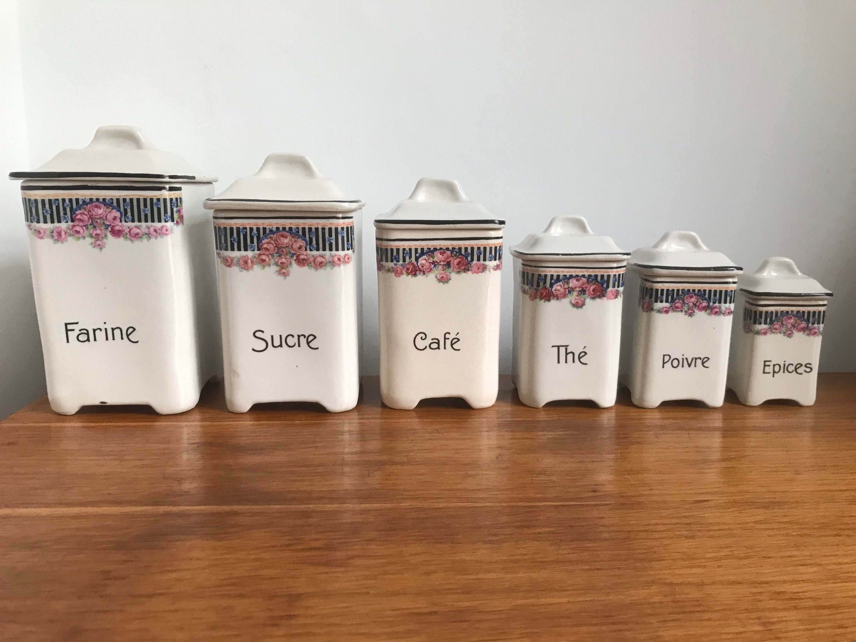 Lot Complet De 6 pots