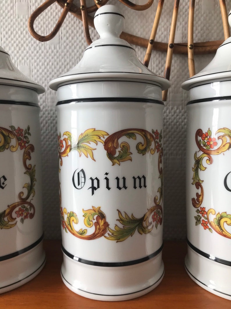 Former pharmacy pot apothecary Haschisch Quinine Opium Etsy