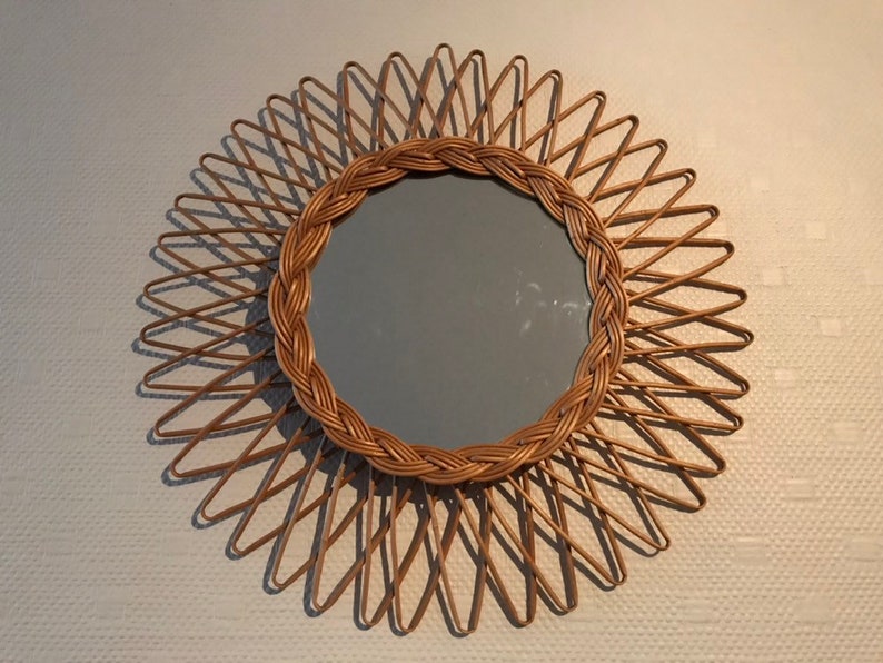 Ehemalige Gro U00dfe Korbwaren Rattan Bambus Skandinavischen Stil