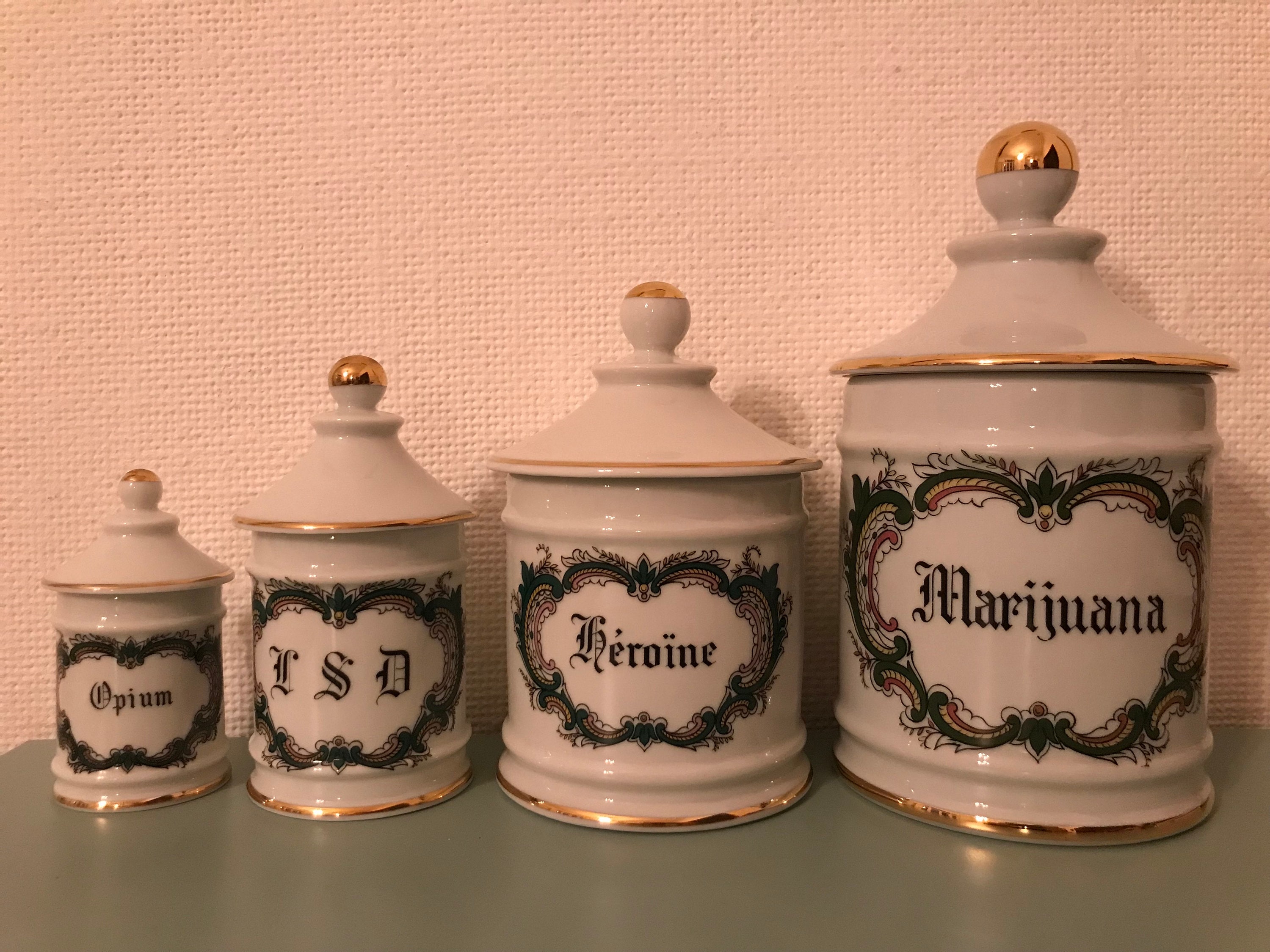ジョナサンアドラー　4点セット Jonathan adler canister - Etsy 日本