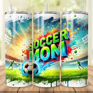 Soccer Tumbler Design, Tumbler Wrap PNG, 20 oz Skinny Tumbler Design, Soccer Tumbler Wrap, Soccer Tumbler PNG, Soccer Ball Tumbler Design