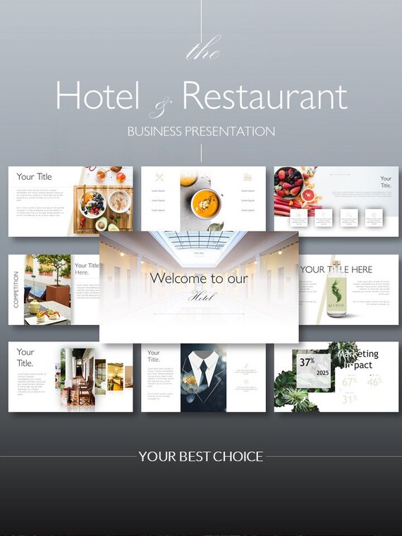 Professionell Animierte Powerpoint Prasentation Fur Hotel Oder Etsy