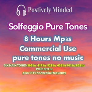 Solfègetonen Zuivere frequenties Sound Healing Downloads Commercieel gebruik Royalty-vrij Geen MUZIEK