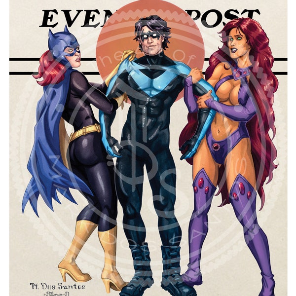 GOTHAM EVENING POST It's Complicated (Batgirl, Nightwing & Starfire)