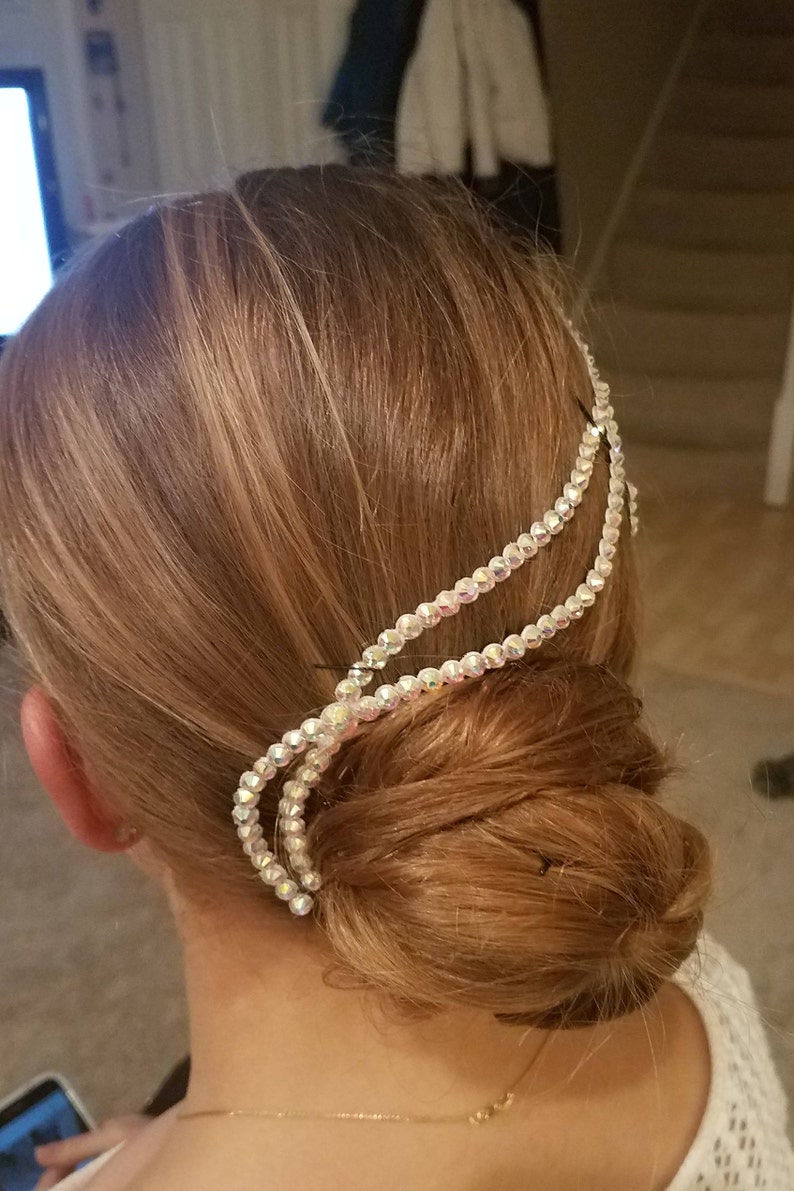 Ballroom Dance Hair Piece Adornment Accessories Swarovski Etsy