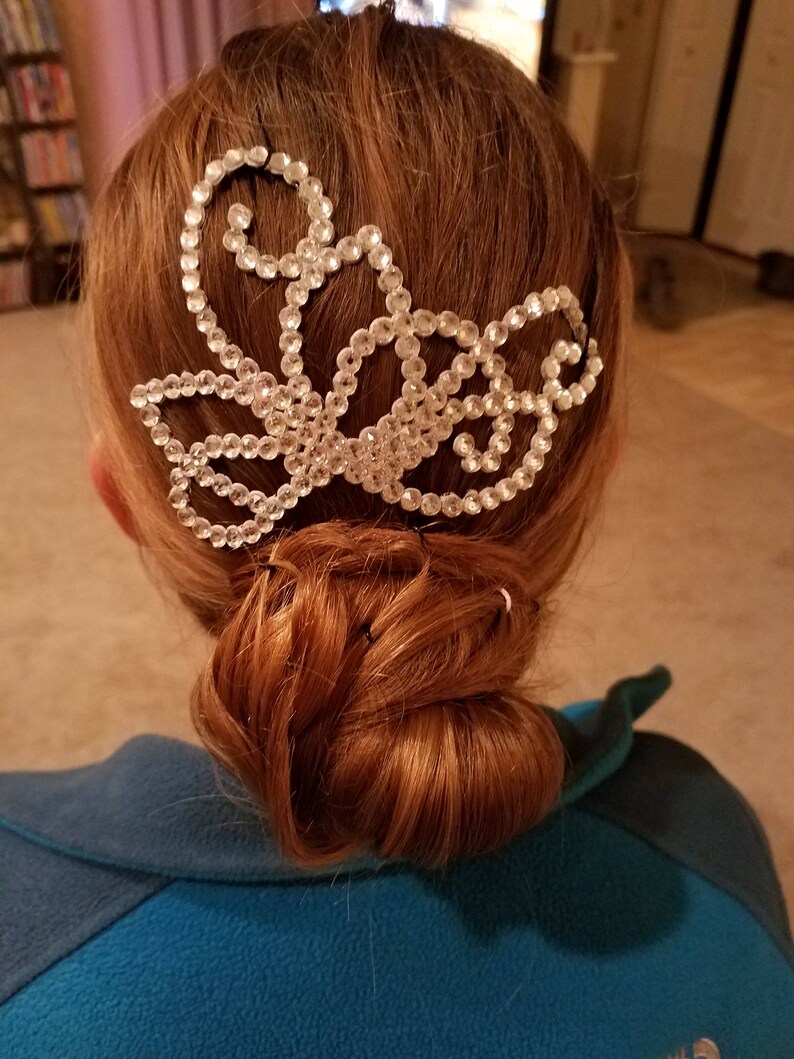 Ballroom Dance Hair Piece Adornment Accessories Swarovski Etsy