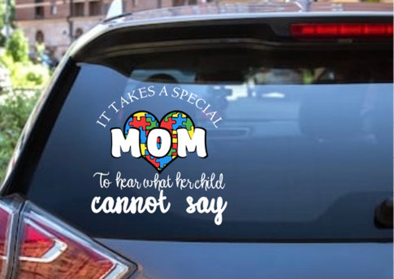 Autism car decal autism mom special mom Etsy