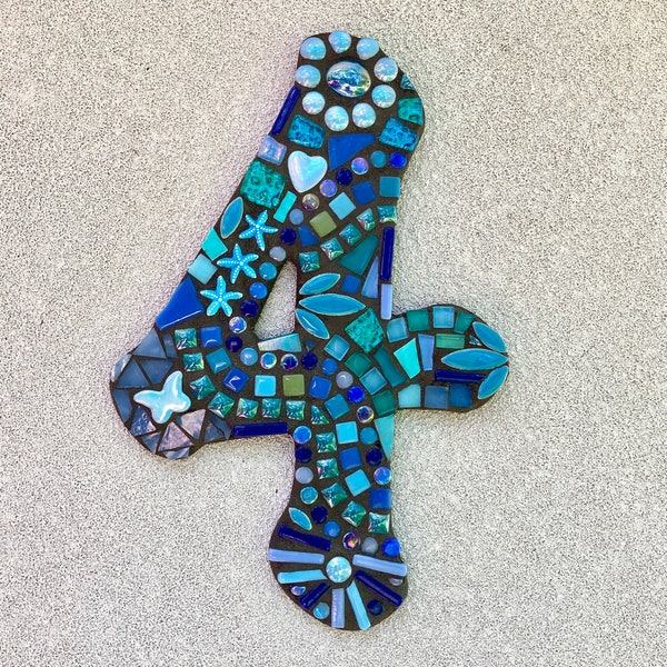 Mosaic House Numbers Etsy Australia