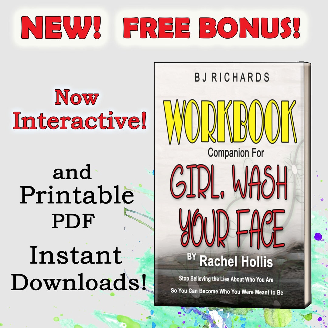 Girl Wash Your Face Printable Rachel Hollis Workbook Etsy
